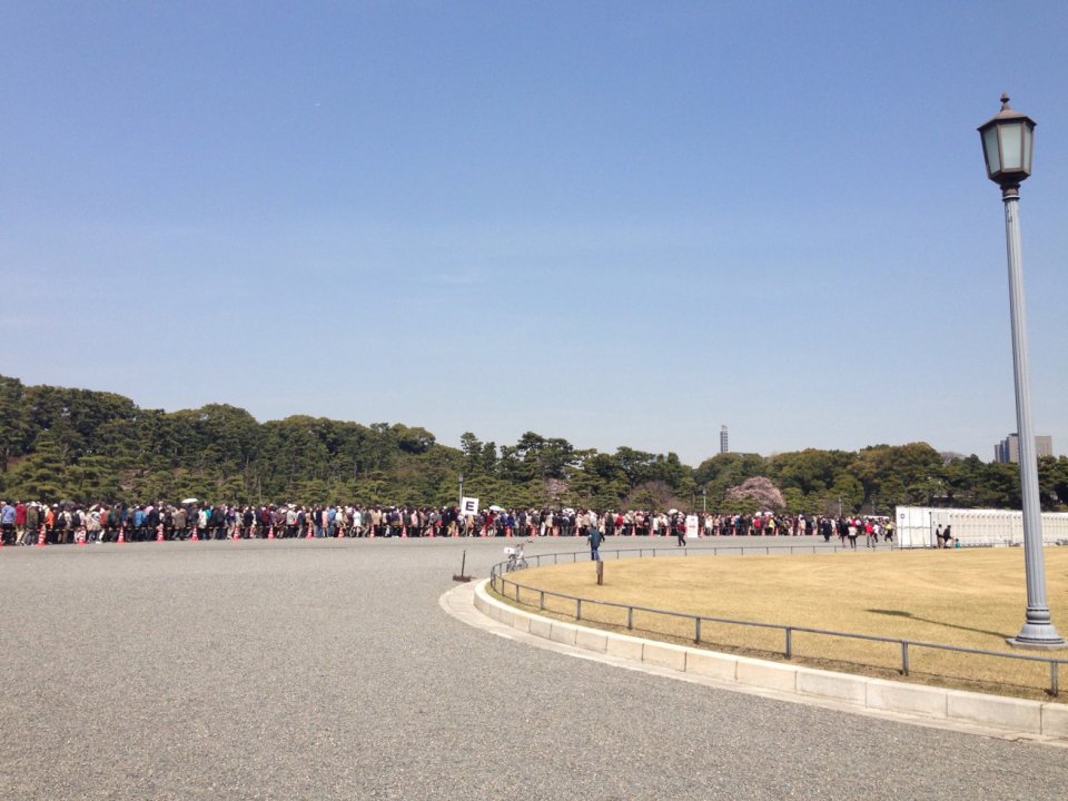 皇居乾通りの画像