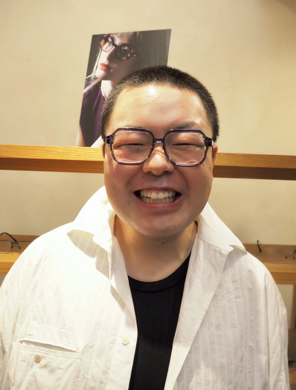 メガネにしても素敵♫の画像